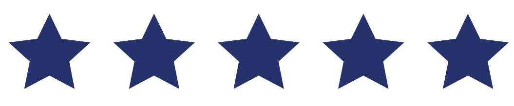 5 stars blue