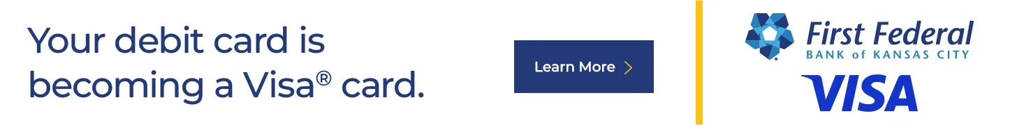 Your debit card is becoming a Visa® card. Click to learn more.