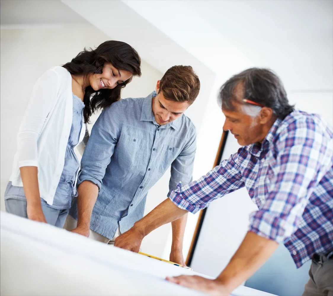 builder and clients