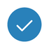 circle approval white