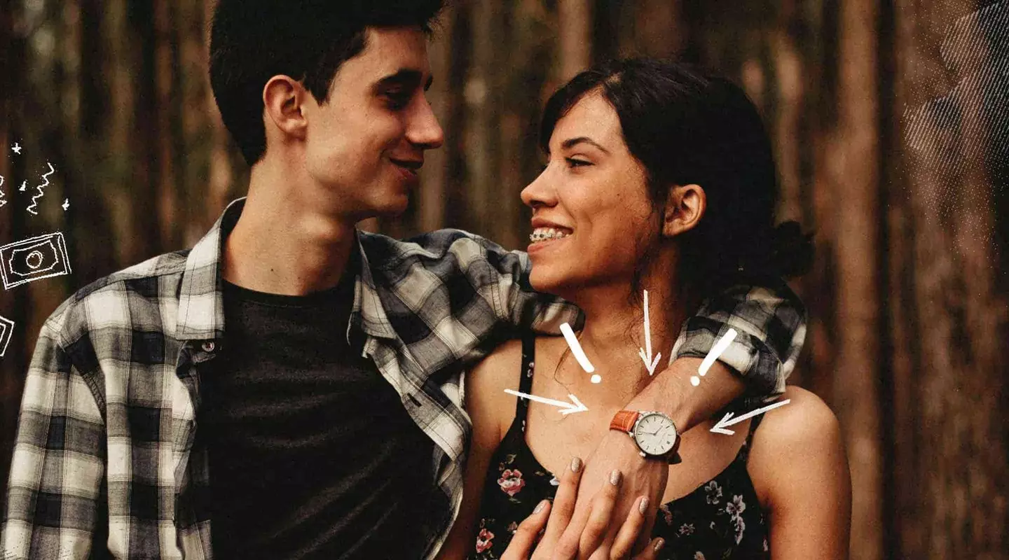Young Couple Holding Hands