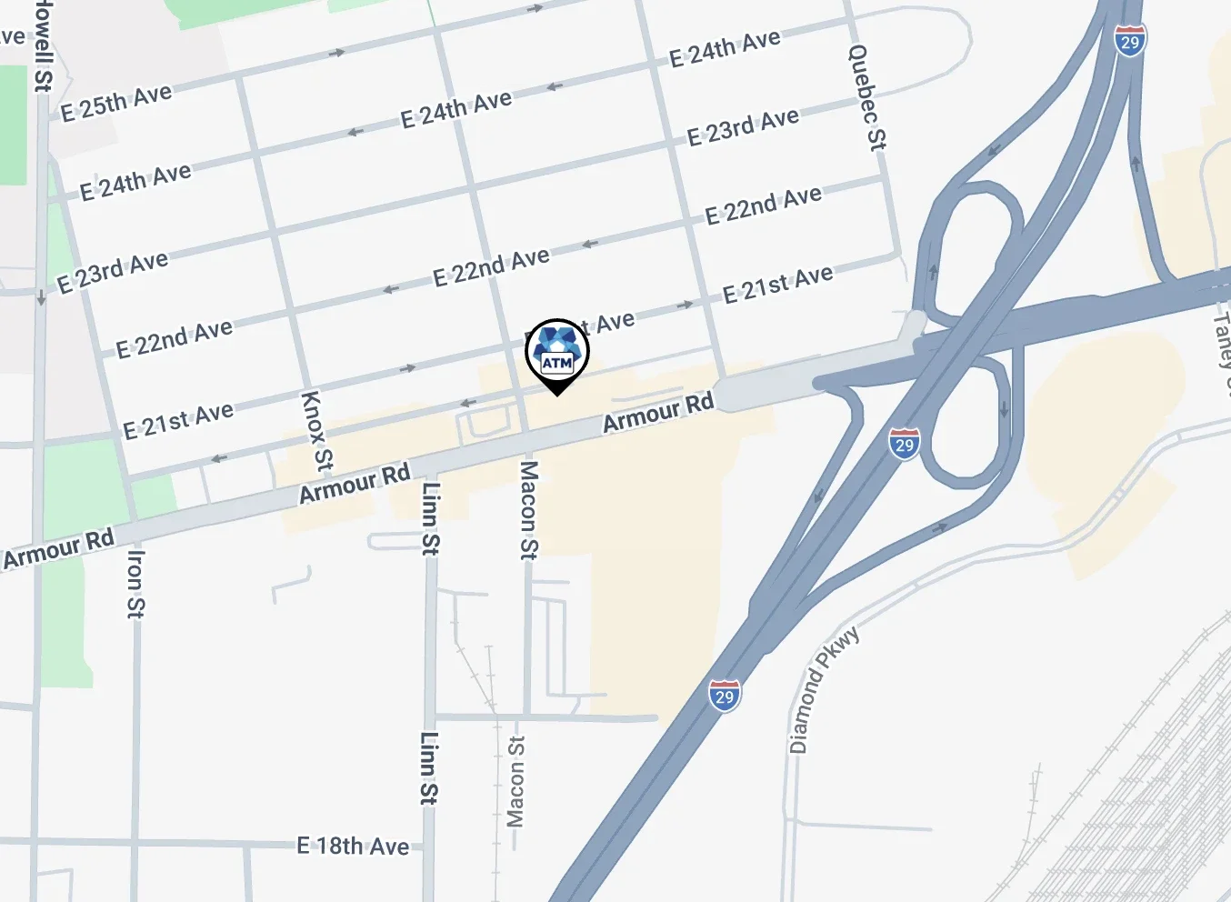 north kansas city map