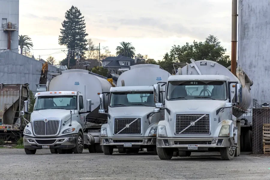 delivery trucks