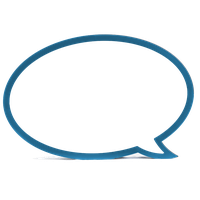 speech bubble ltblue