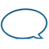 speech bubble ltblue